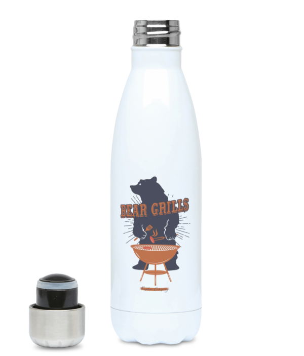 Bear Grills' 500ml Stainless Steel Water Bottle: Perfect for Adventurers