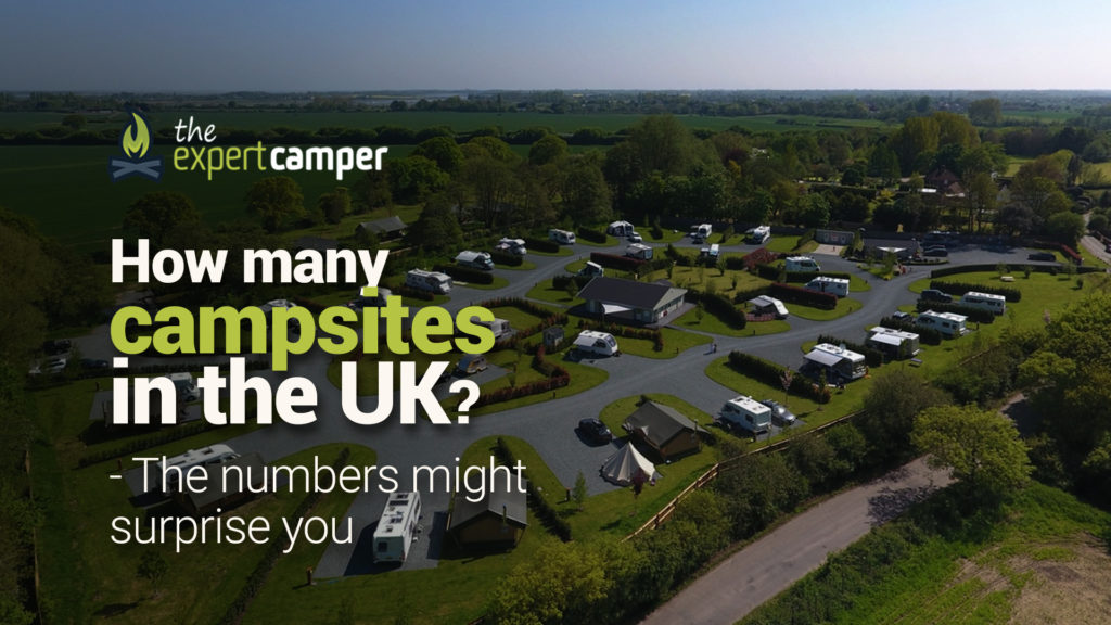How many campsites are in the UK?