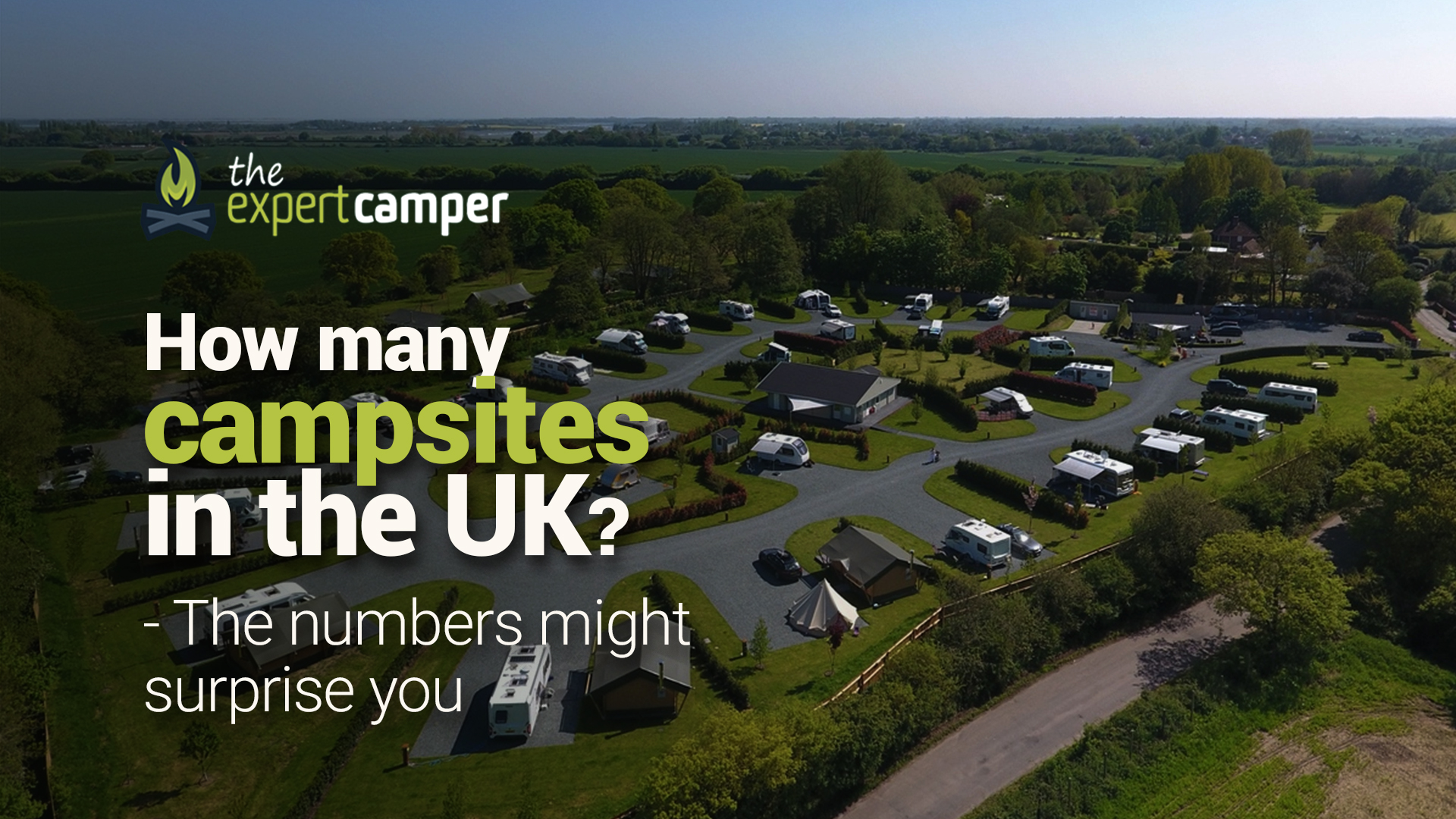 How many campsites are in the UK?