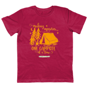 Making Memories One Campsite at a Time' Junior T-Shirt: Stylish & Eco-Friendly