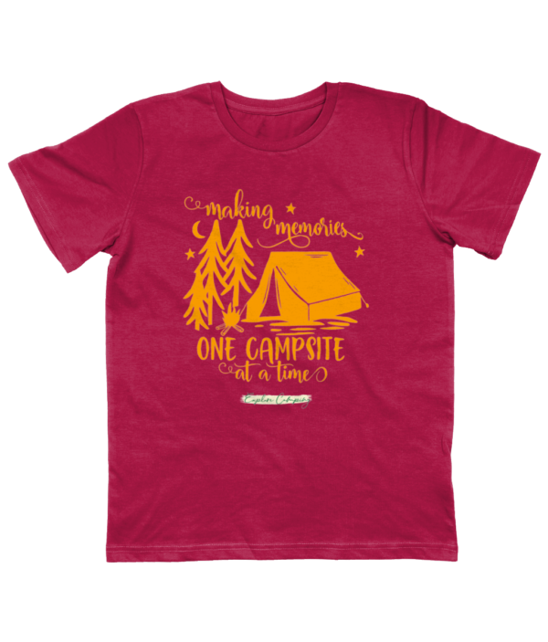 Making Memories One Campsite at a Time' Junior T-Shirt: Stylish & Eco-Friendly