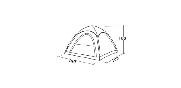 Easy Camp Comet 200 Tent - Image 5