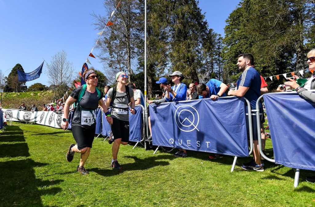 Quest Ireland finish line