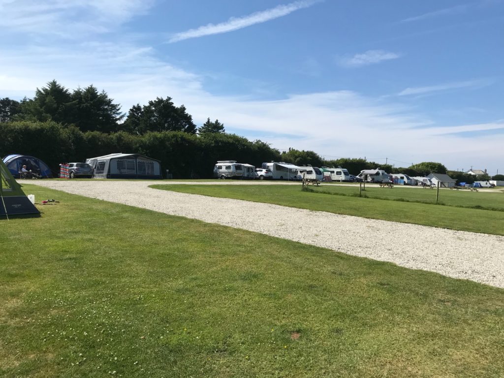 Rosebud Farm Touring Park caravan field