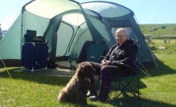 Herding Hill Farm Touring, Camping and Glamping Site in Haltwhistle grass pitch