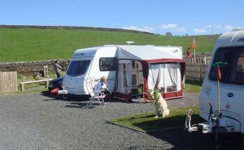Herding Hill Farm Touring, Camping and Glamping Site in Haltwhistle hard standing