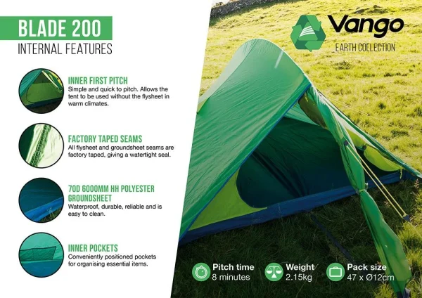 Vango Blade 200 Pamir Green - Image 18