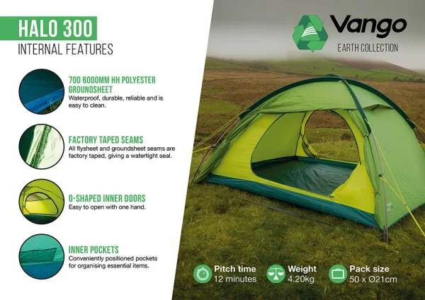 Vango Halo 300 Pamir Green - Image 11