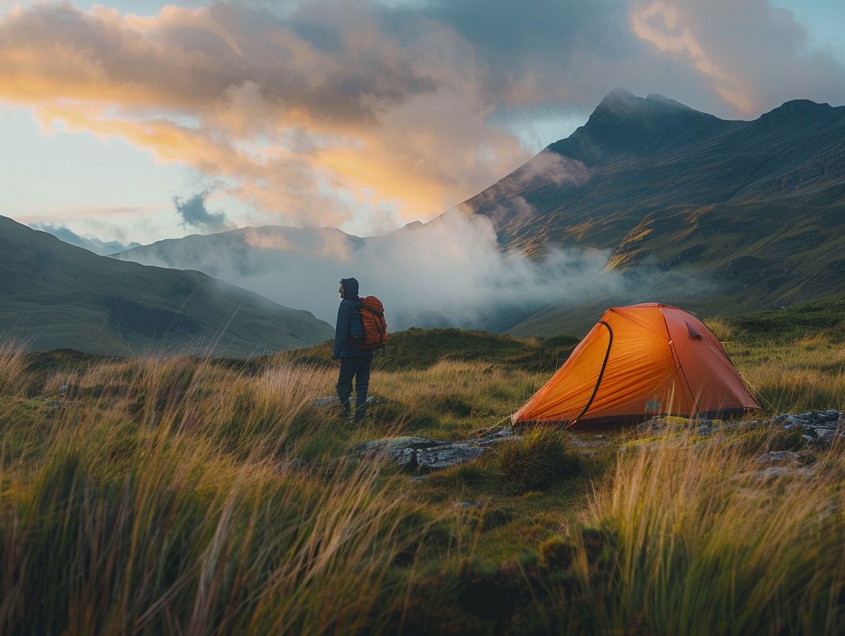 What types of tents are available at TheExpertCamper in Greater Glasgow, UK?