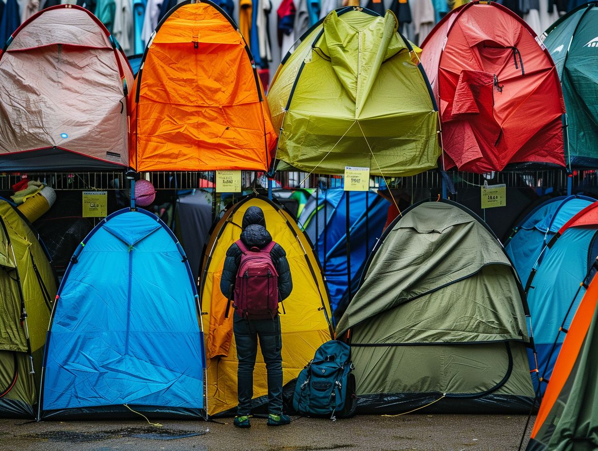 Check the Weather Resistance and Seasonality of the Tent
