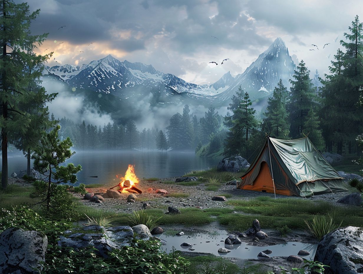 What are the best practices for Leave No Trace Camping?