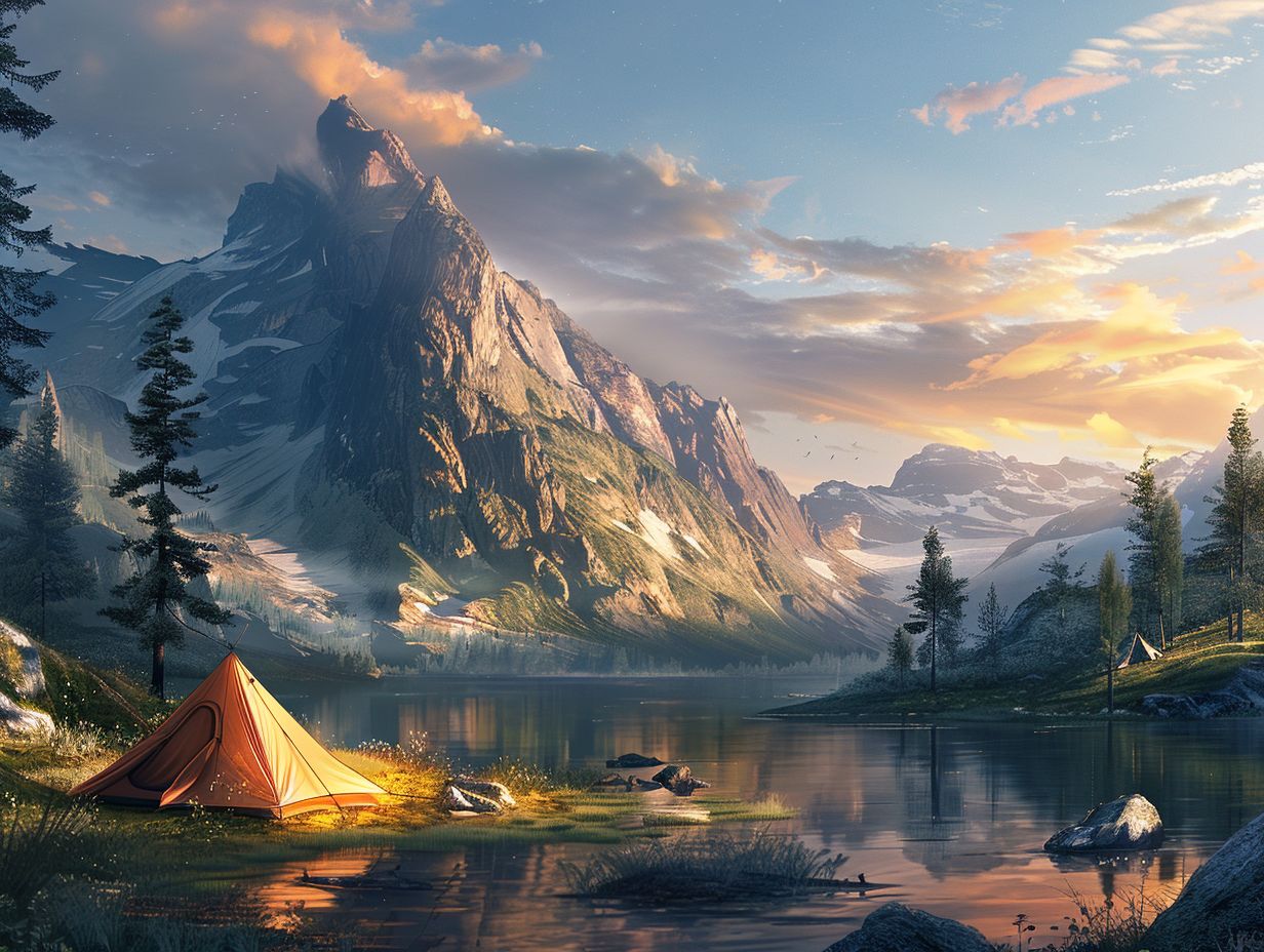 What are some important factors to consider when searching for the perfect campsite?