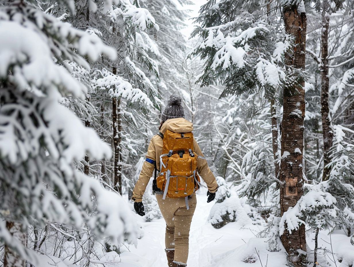 What are the Essential Items to Bring for Staying Warm During Cold Weather Hikes?