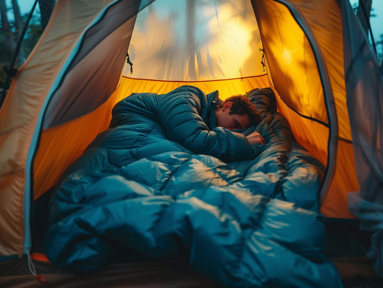 1. Choose the Right Sleeping Bag