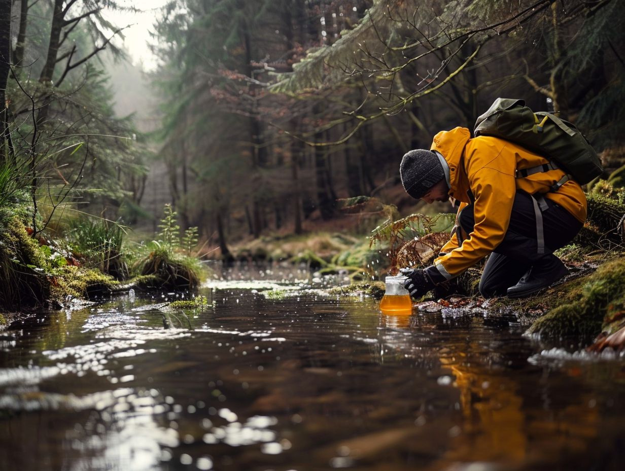 What are the best ways to purify water while camping?